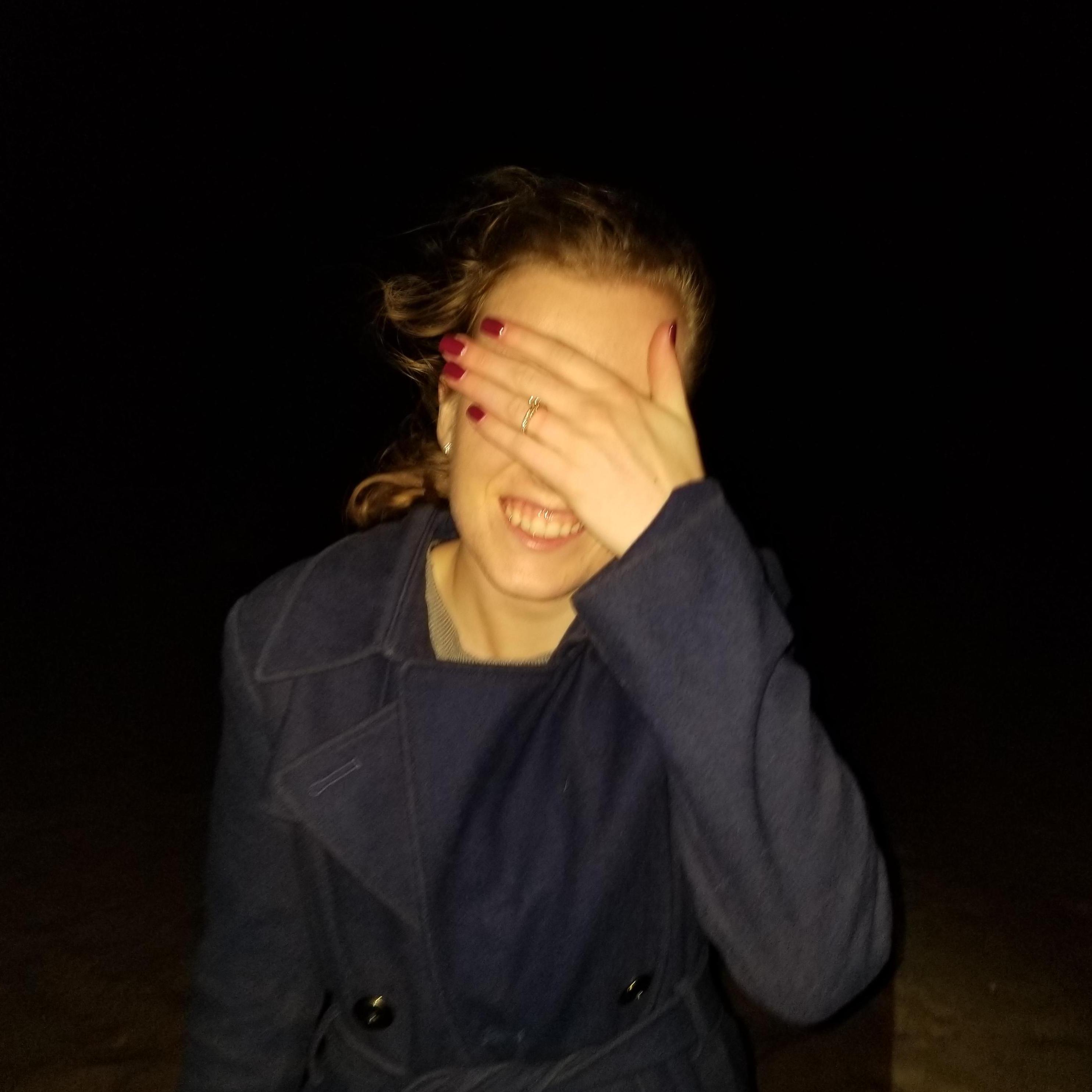 The night we got engaged :) Ocean city Maryland, we went seashell picking late so we could have the beach to ourselves and he got down on one knee and asked me to be his forever.