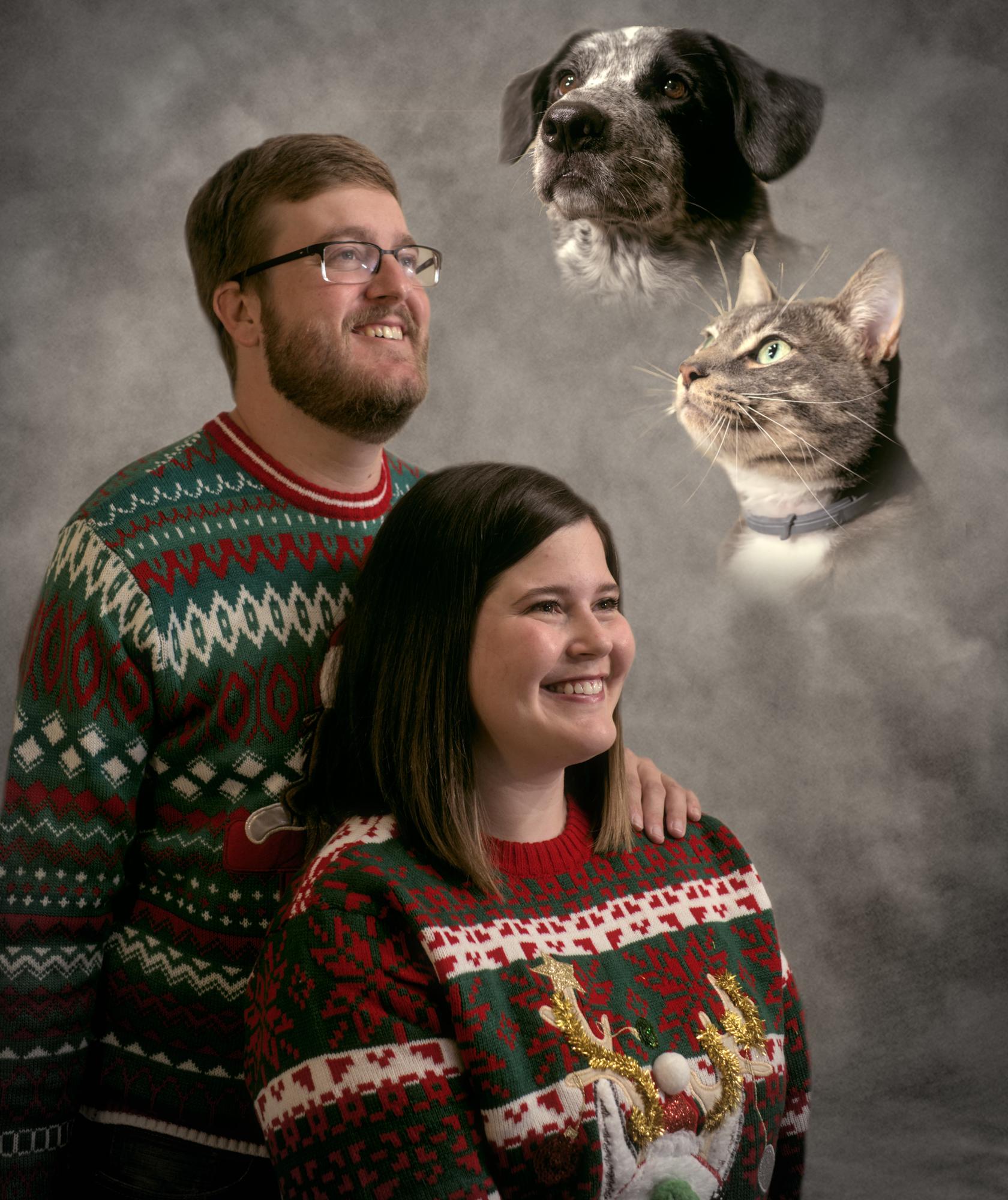 Our masterpiece, our crowning glory- our 2020 Christmas card.