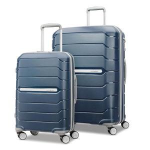 Samsonite Freeform Hardside Expandable with Double Spinner Wheels, Navy, 2-Piece Set (21/28)