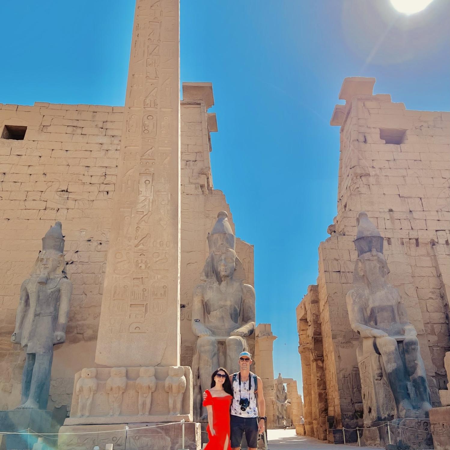 Luxor Temple in Luxor, Egypt