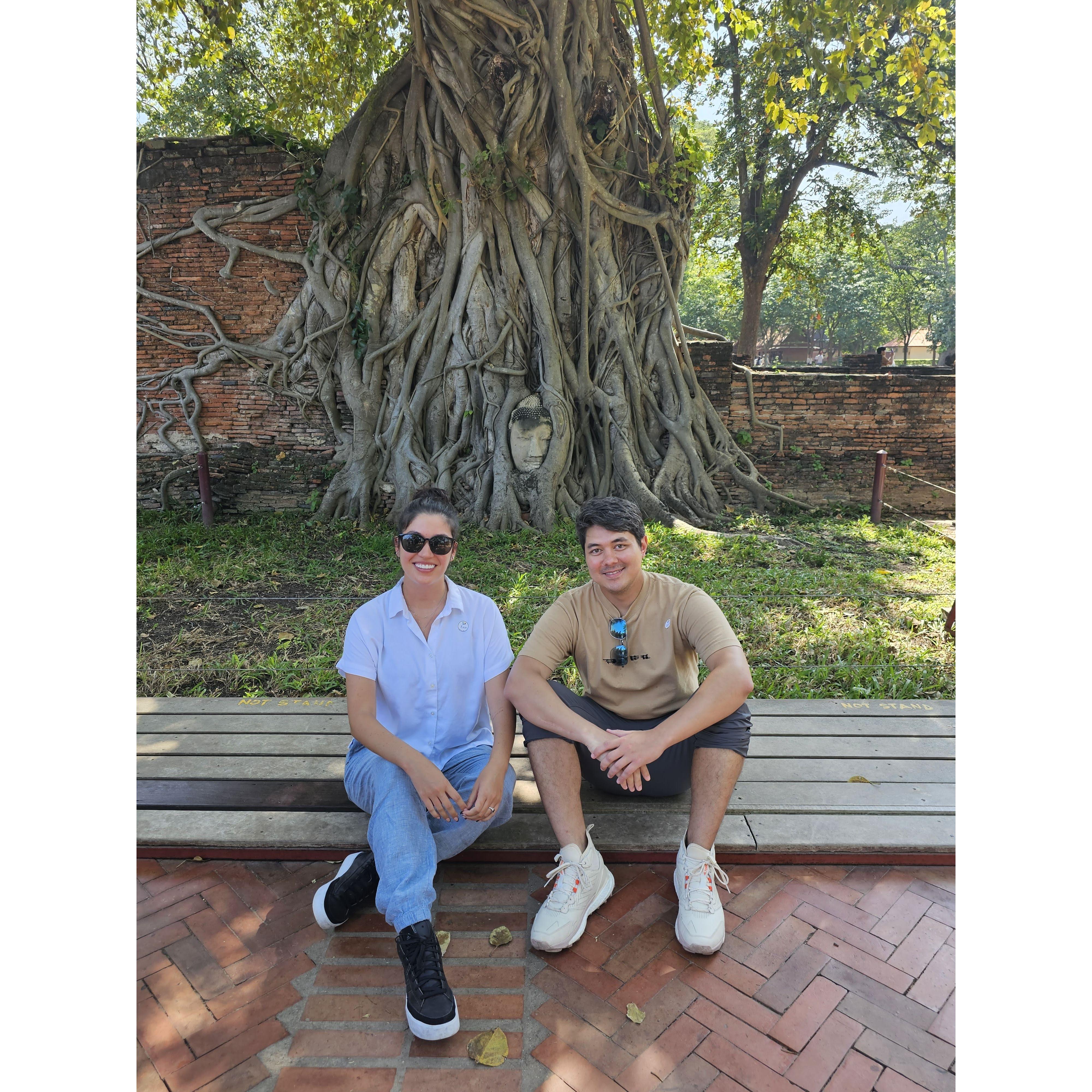 Both of our first time visiting Thailand.