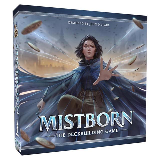 Mistborn Deckbuilding Game - Forge Alliances in Epic Metal-Burning Battles - Cooperative Card Game by Designer John - Immersive Strategic Gameplay