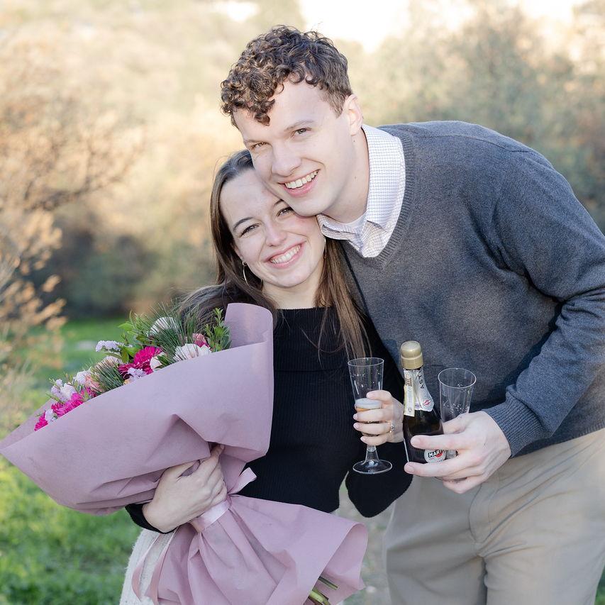 Photos from our engagement in Greece!