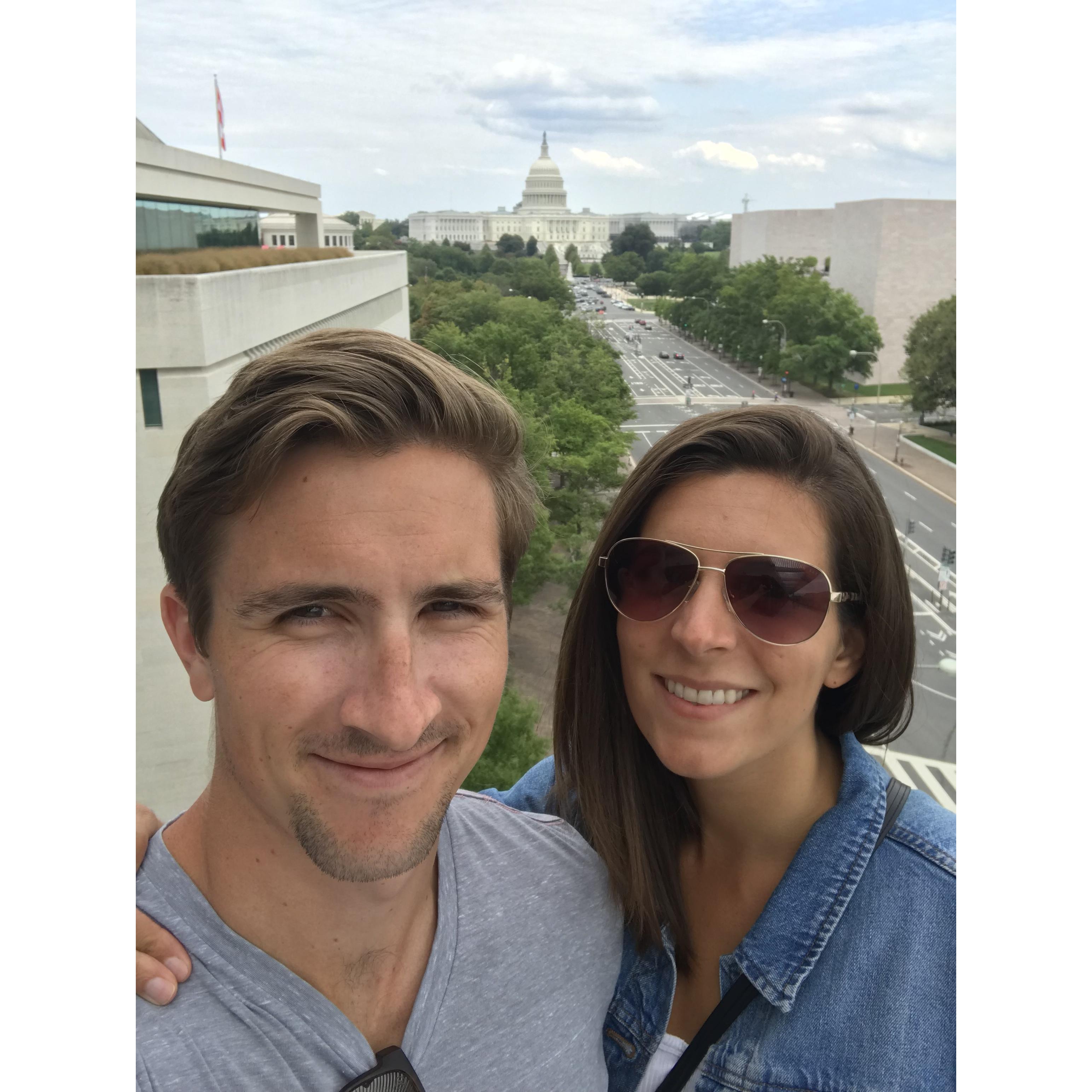 Visiting Washington DC.