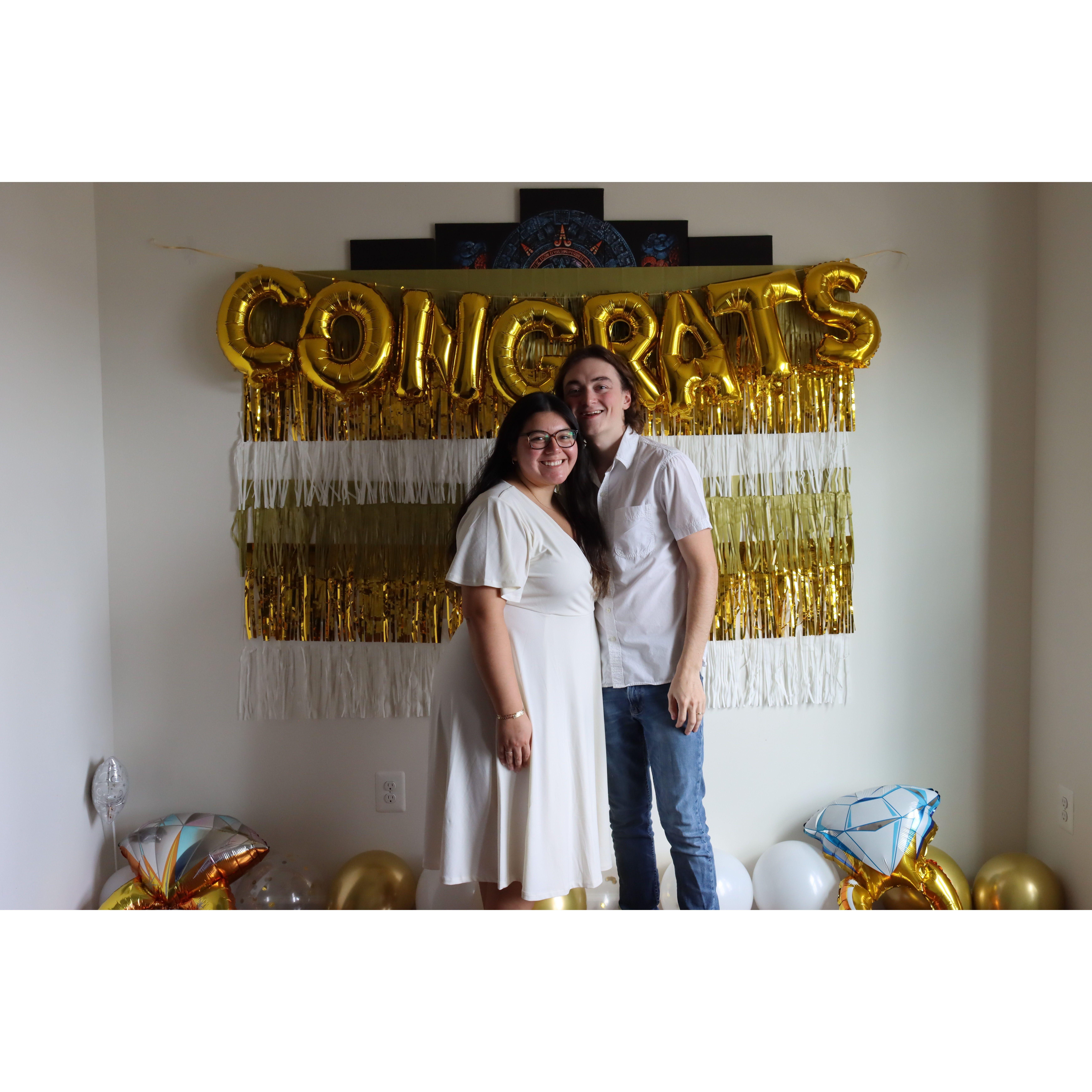 our family engagement party