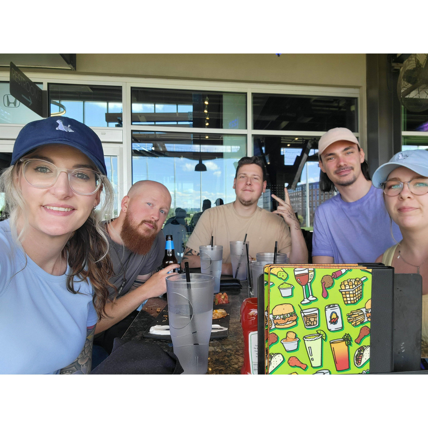 Top Golf with friends.