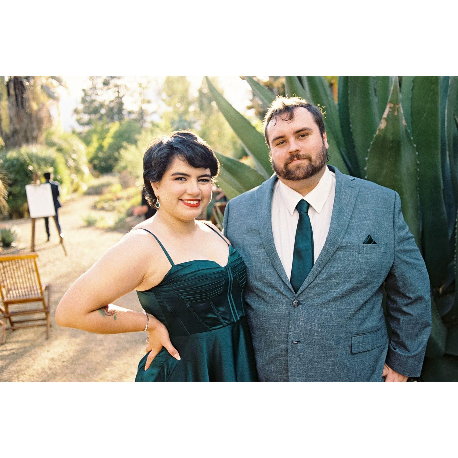 At Matthew & Tiffany's wedding at the Ruth Bancroft Garden & Nursery in Walnut Creek, CA