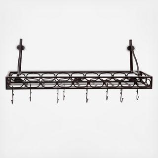 Bookshelf Pot Rack