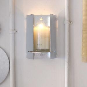 Galvanized Wall Candle Holder