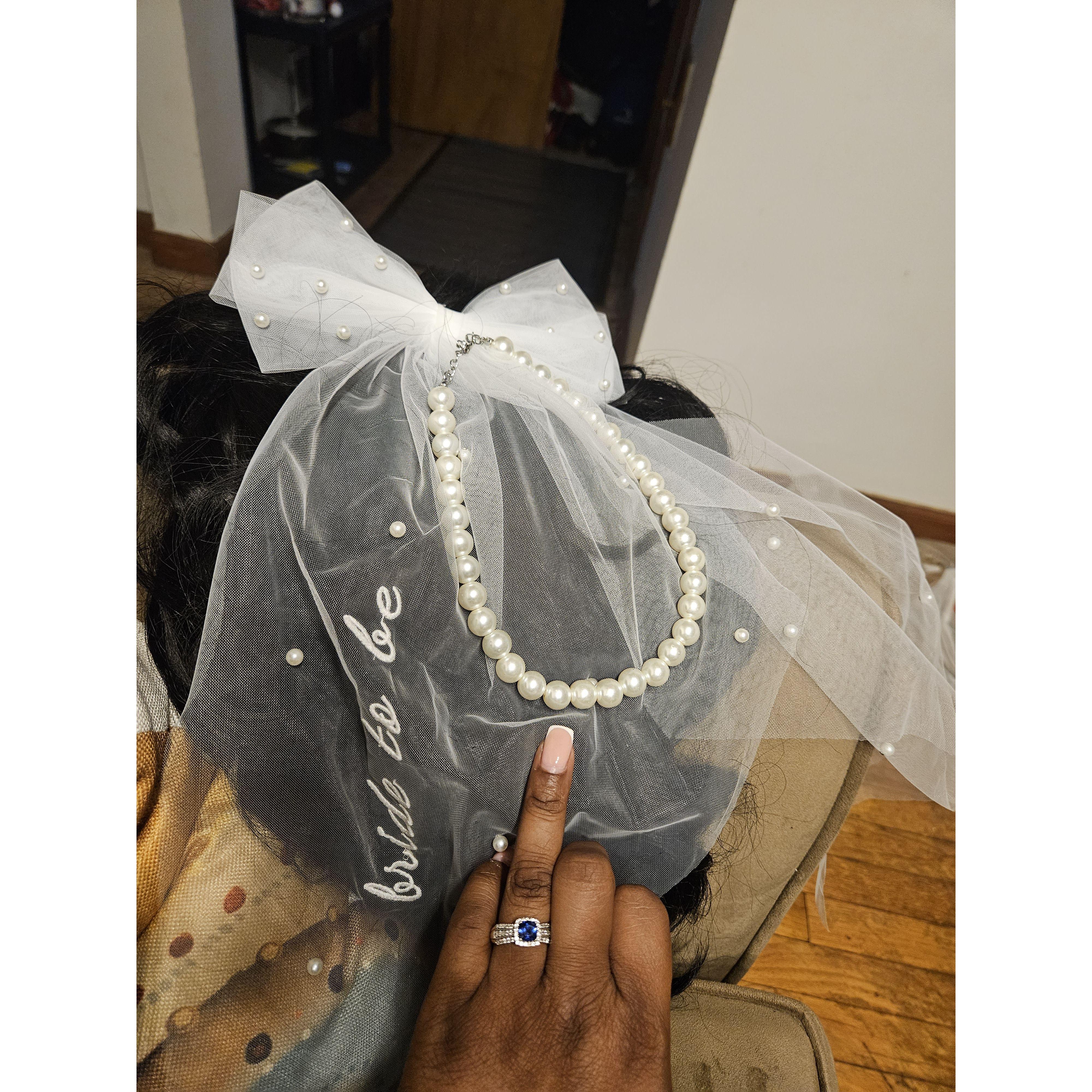 The day of Bria and Terrance's first engagement photoshoot in 2025.