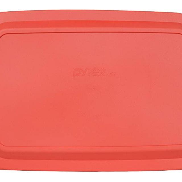 Pyrex 234-PC Red Plastic Lid for 4 Quart Oblong Baking Dish