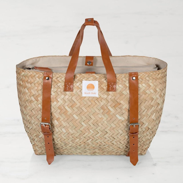 Hermosa Woven Beach Cooler Bag