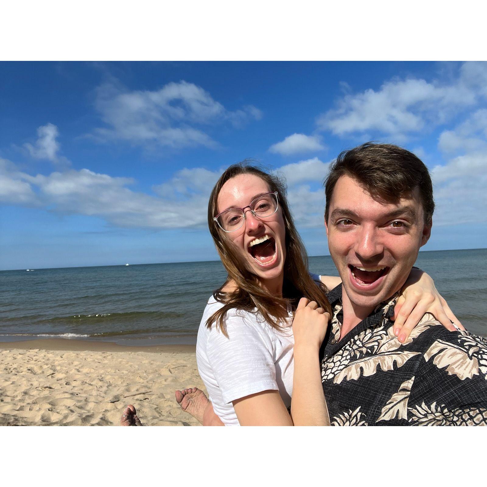 Did a lot of traveling for our wonderful friends weddings. This is from Michigan— August 2022