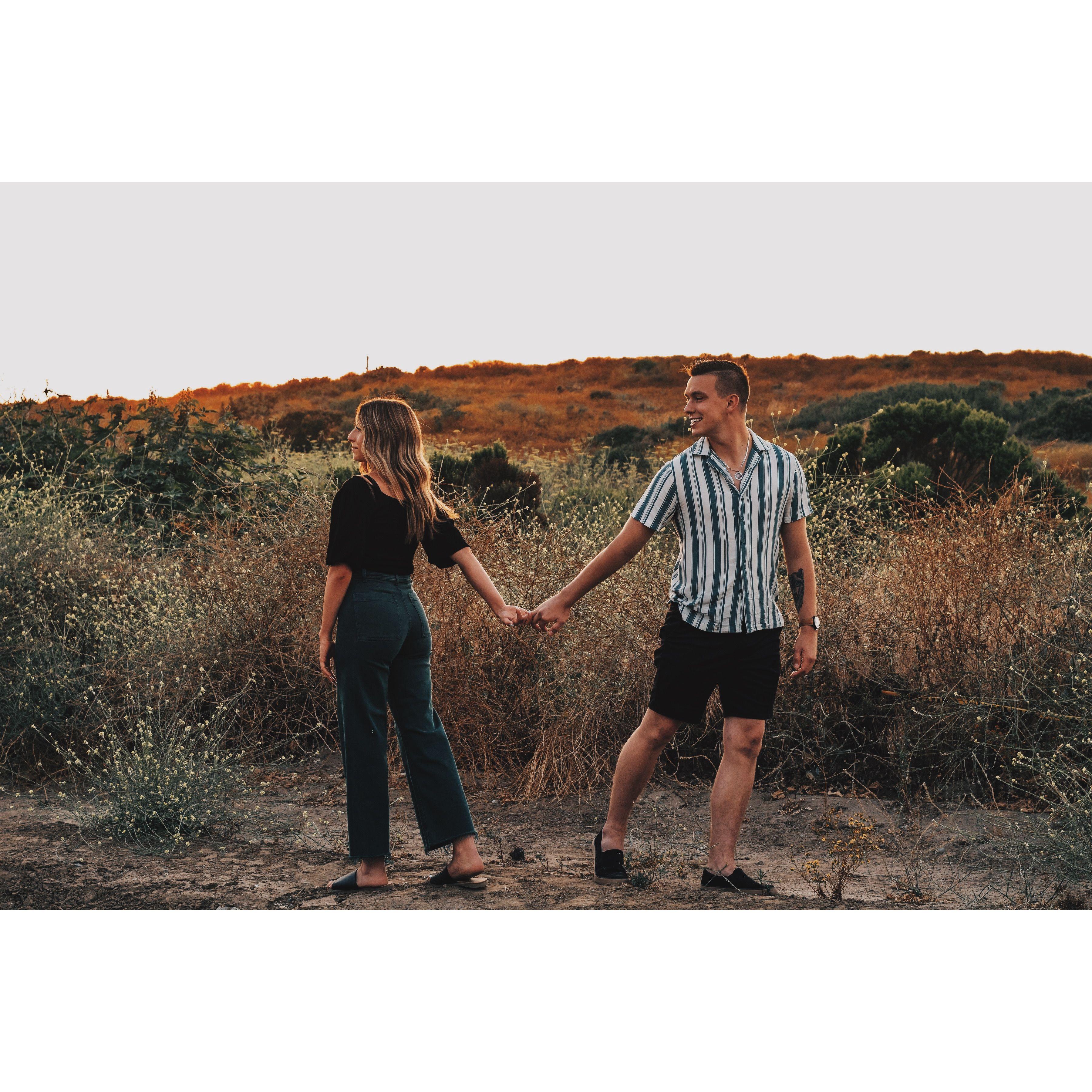 When everyone thought we took engagement photos 3 months prior