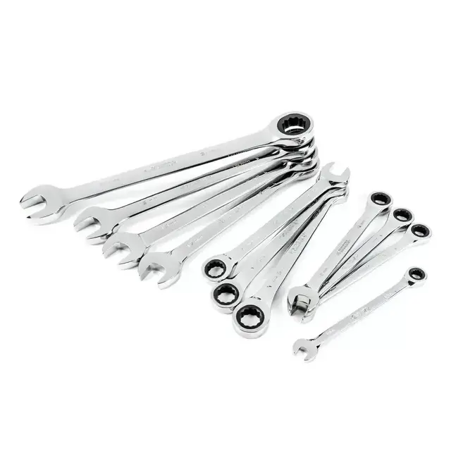 Ratcheting Metric Combination Wrench Set (11-Piece)