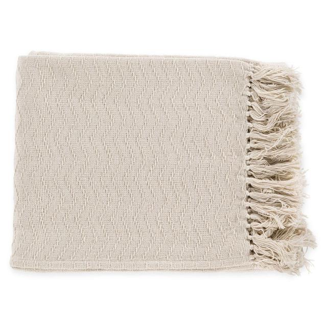 Surya Thelma Throw Blanket in Cream