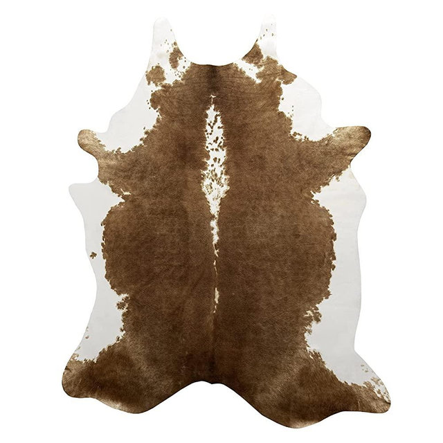 BENRON Premium Cow Print Area Rug 62x75 Inches, Soft Faux Faux Cowhide Rugs Carpet with Non Slip Backing, Cute Animal Printed Carpets for Bedroom Living Room Home Decor