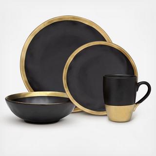 Golden Onyx 4-Piece Place Setting, Service for 1