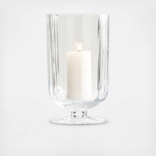 Venus Fluted Glass Hurricane Candle Holder