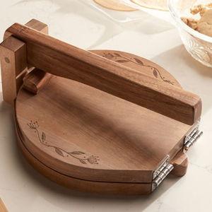 Wooden Tortilla Press