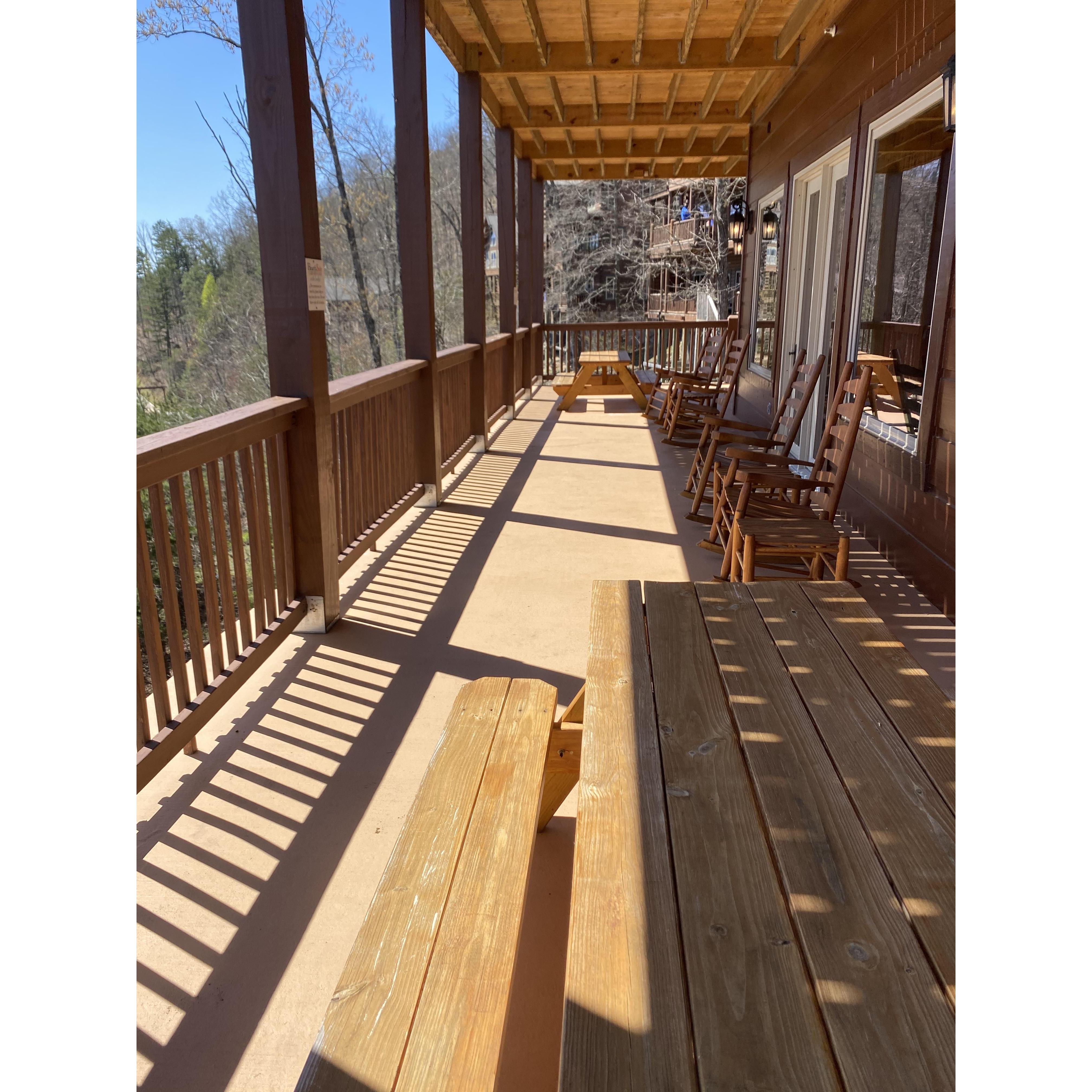 1st floor deck, Drinks/ Dancing area