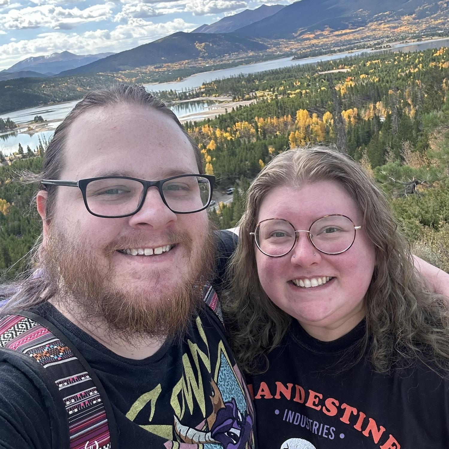 A leaf-peeping hike in Frisco, enjoying the short lived golden aspen colors