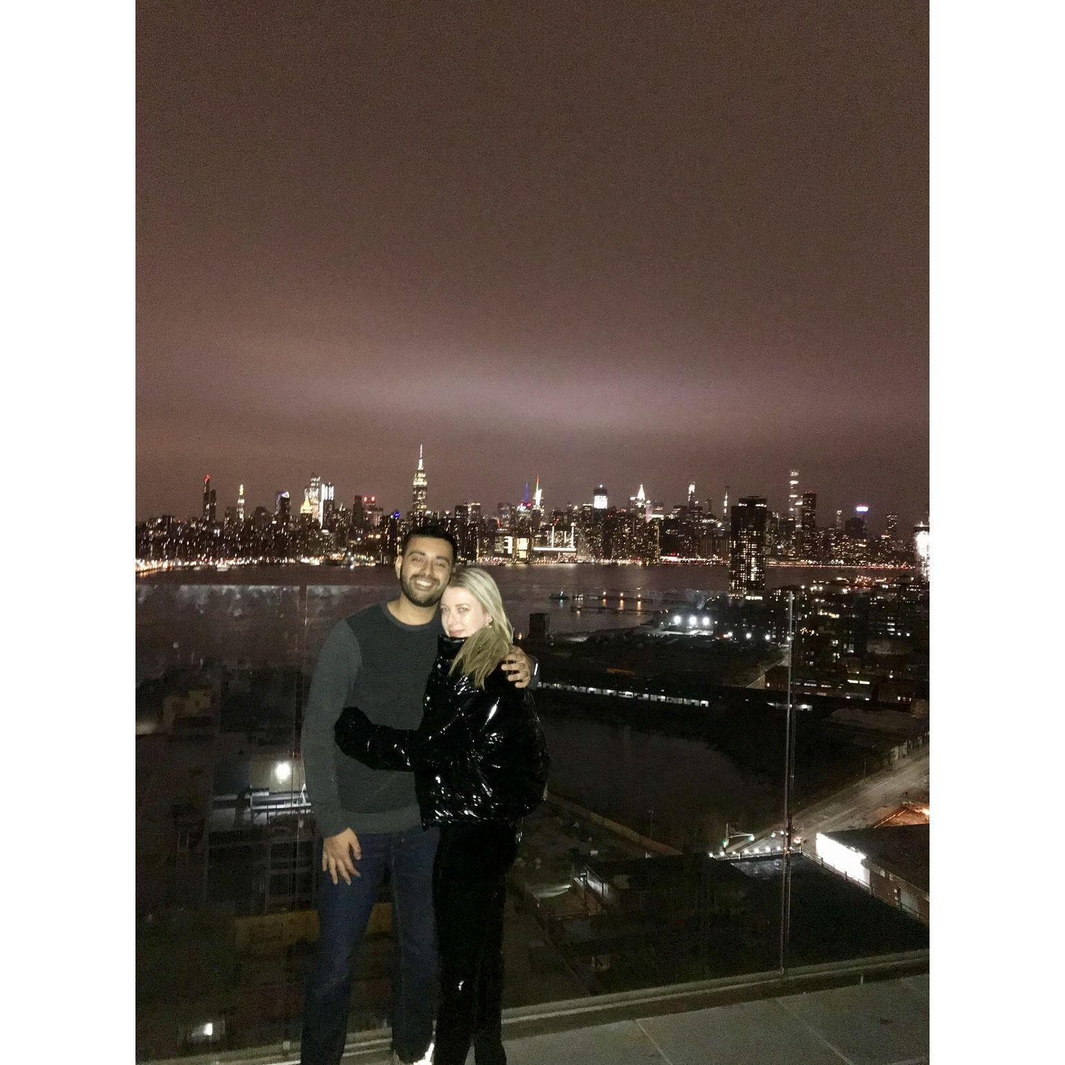 We share an equal love for rooftops and views, and there were none better than our first time together in New York