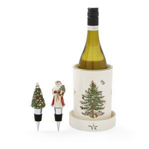 Spode Christmas Tree 4 Piece Wine Gift Set