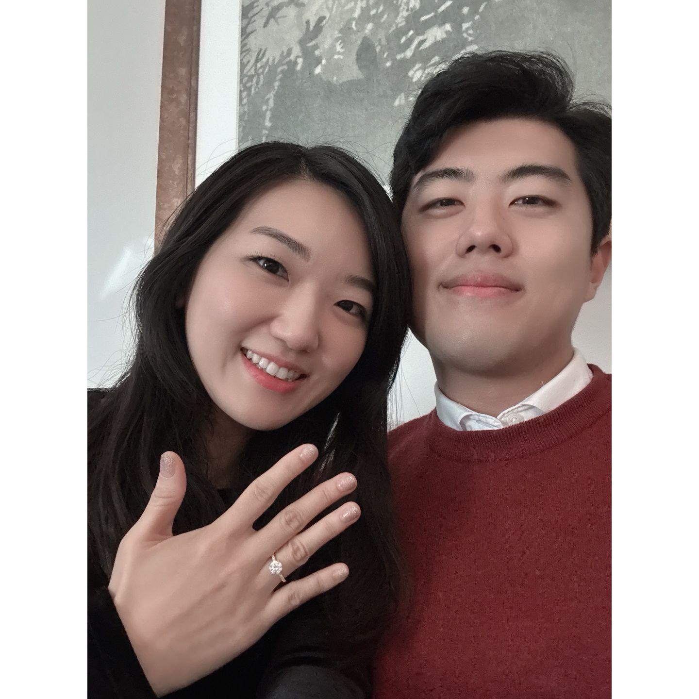 We're engaged!