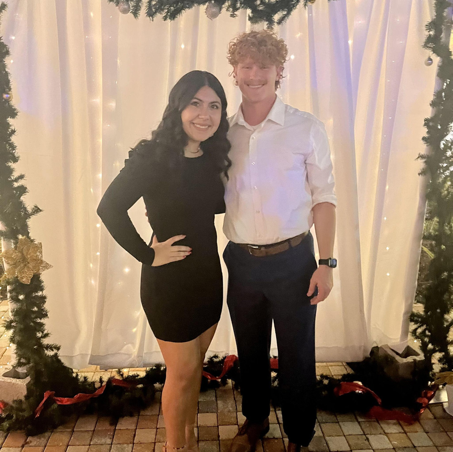 Our first picture together: December 3, 2022