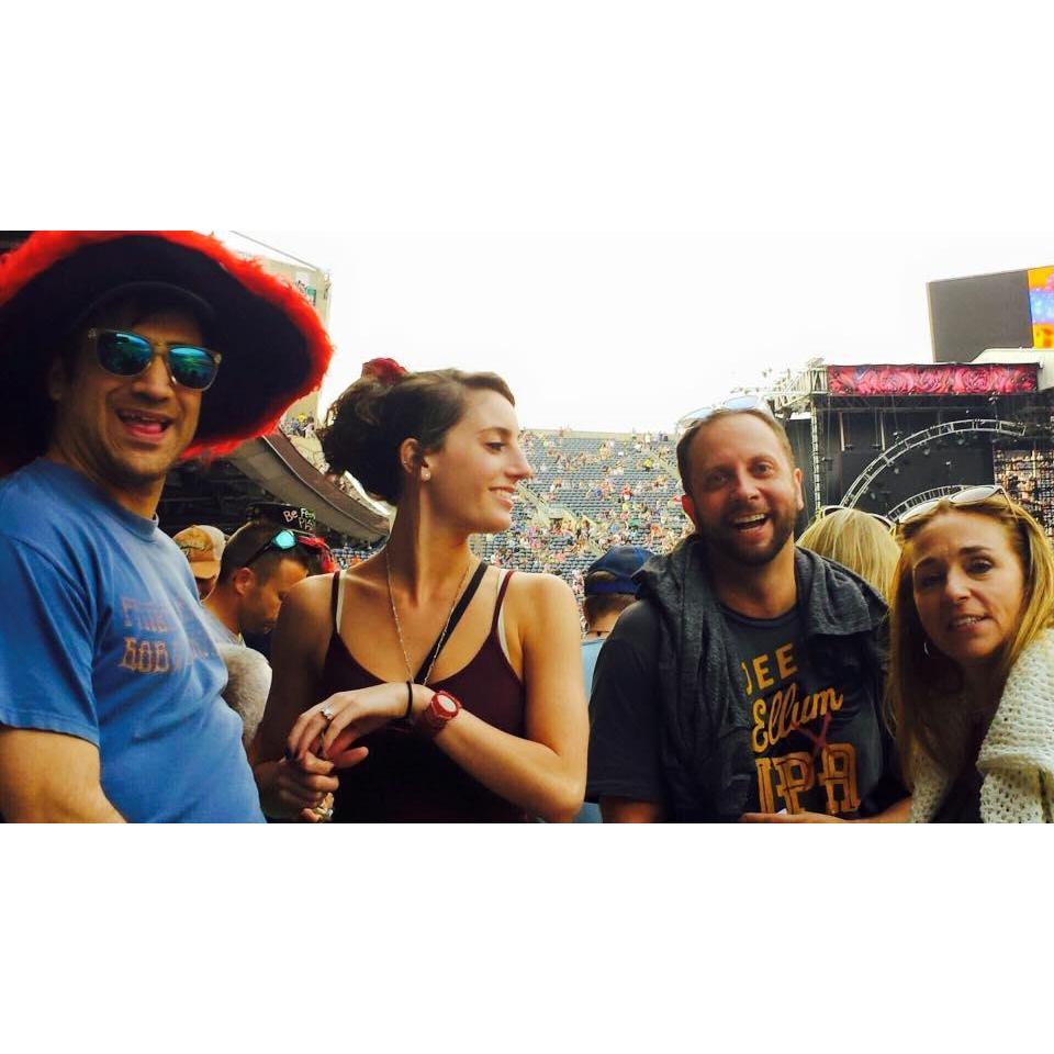 and then finally  9 years later.....all it took was the Grateful Dead to Fare Thee Well to 'know our love will not fade away' ~ July 2015