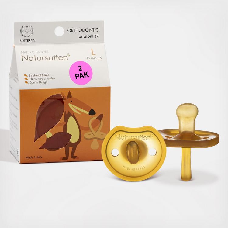 Natursutten, Butterfly Orthodontic Pacifier, Set of Zola Baby
