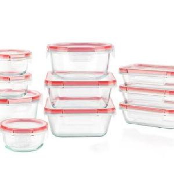Pyrex 20pc Glass Freshlock Food Storage Set