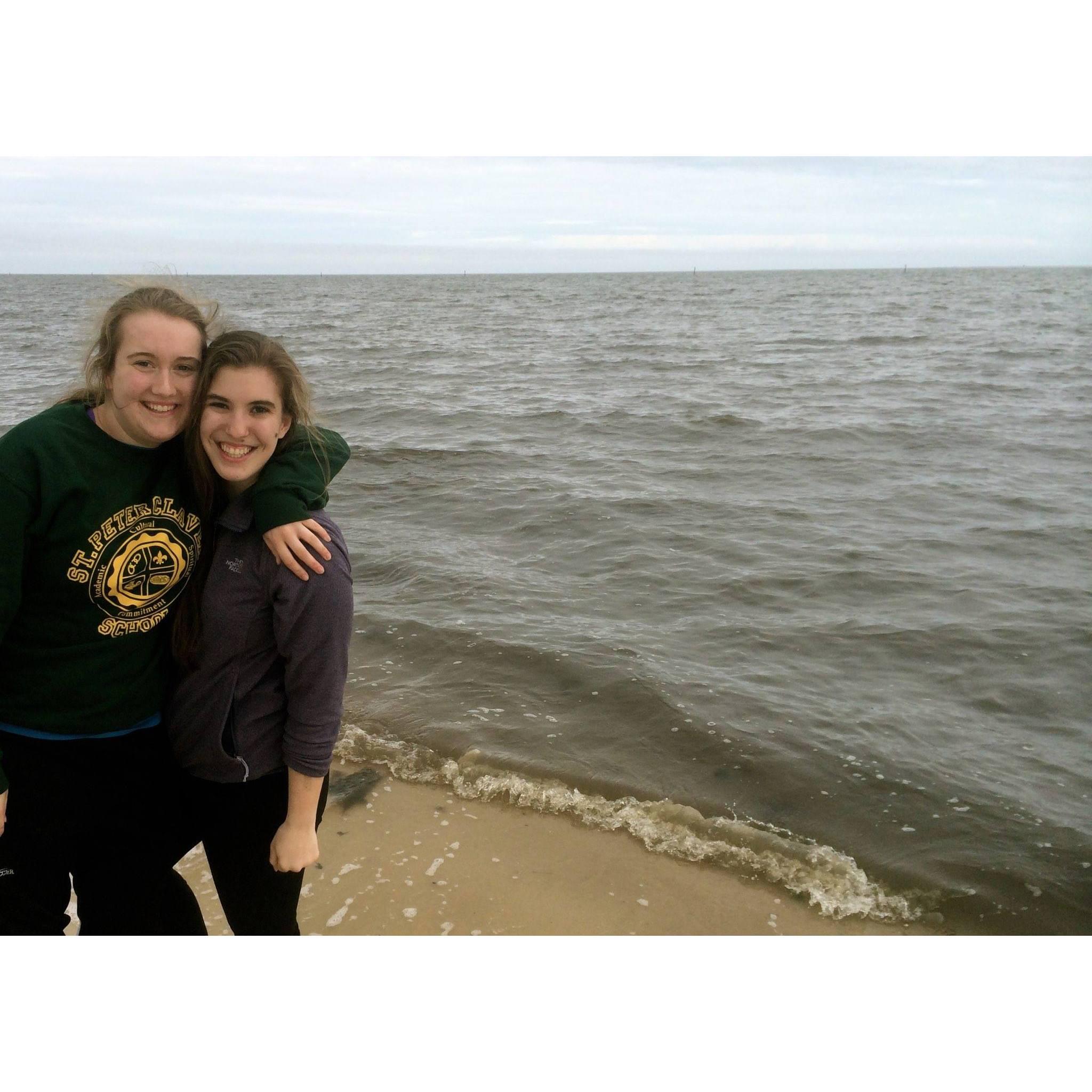 A quick stop at the Gulf of Mexico after a New Orleans trip, 2015