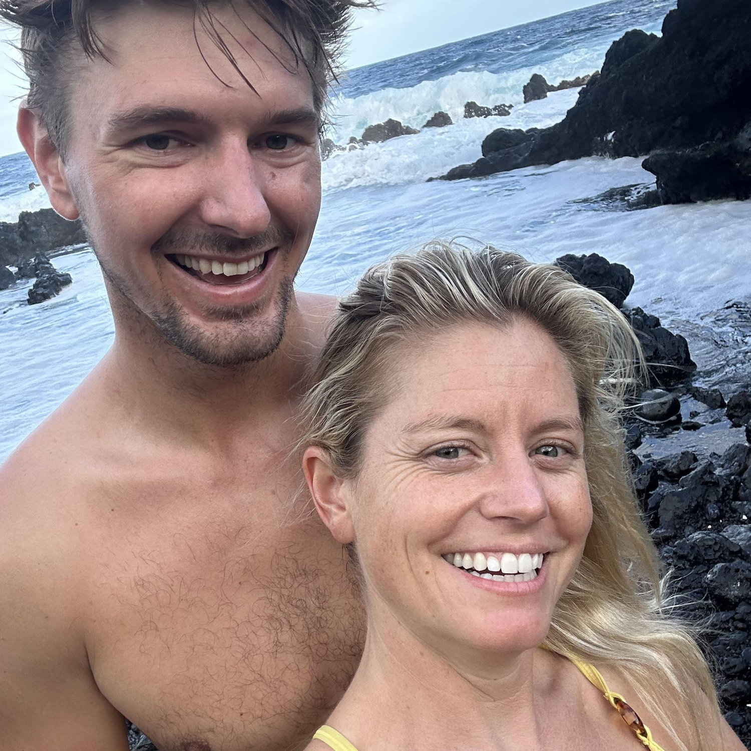 We both love the ocean and are strong swimmers :)