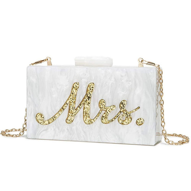 MRS Clutch Purse Women Evening Handbag Acrylic Clutch Purse Bag for Wedding Party iPhone Phone