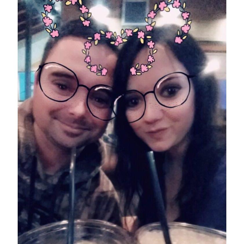 Enjoying some drinks and Snapchat