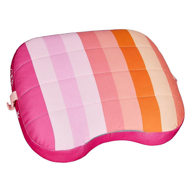 Ballast Beach Pillow – Comfy, Durable & Compact, Stays Put on Windy Beaches with Patented Sand Pouch, Inflatable Pillow for Beaches, Pools, Camping, Festivals and Travel (Sorbet)