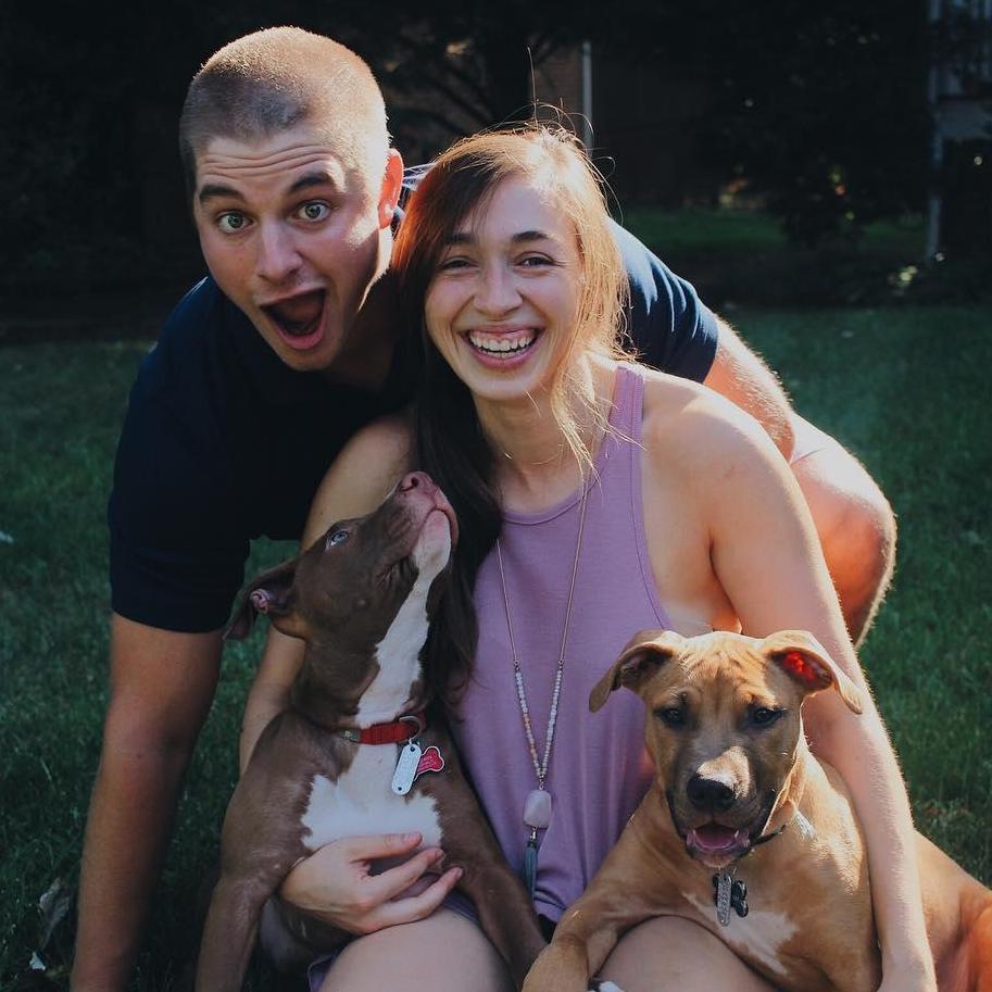 After adopting Mia & Beckham :)