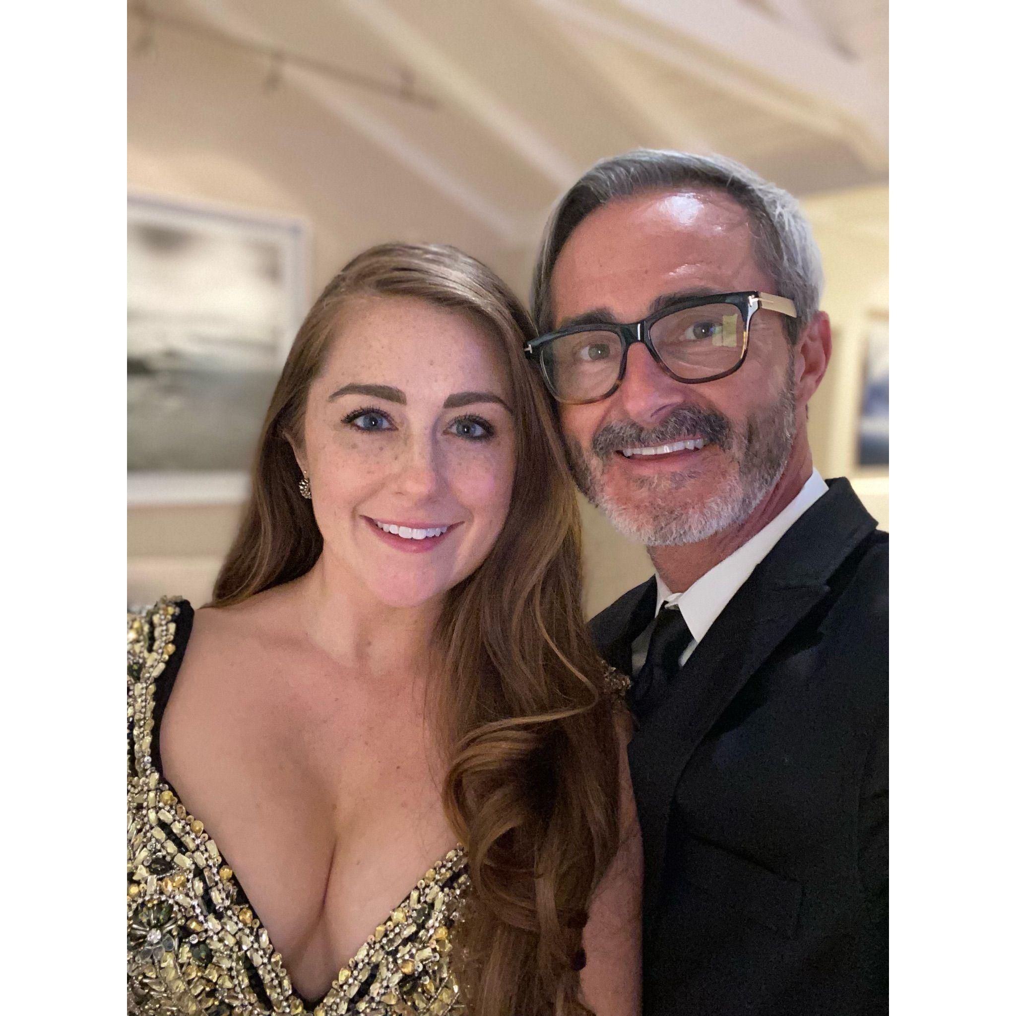 For our first Valentine's celebration in 2022, we decided to get all dolled and stay in. We clean up nicely if I do say so myself! ;)