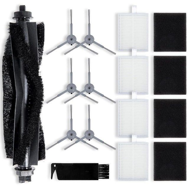 Penkineer eufy L60 Replacement Parts Compatible with eufy L60 & L50 Series L60 SES/L50 SES Robot Vacuums L50 Replacement Parts Accessories Kit Brush, Filter Combo