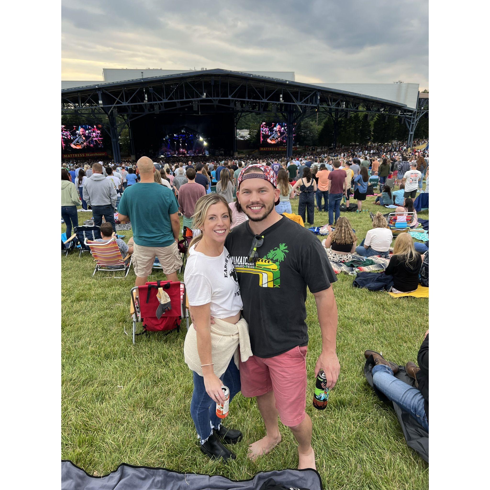 Our first of (hopefully many) Dave Matthews Band concerts together!