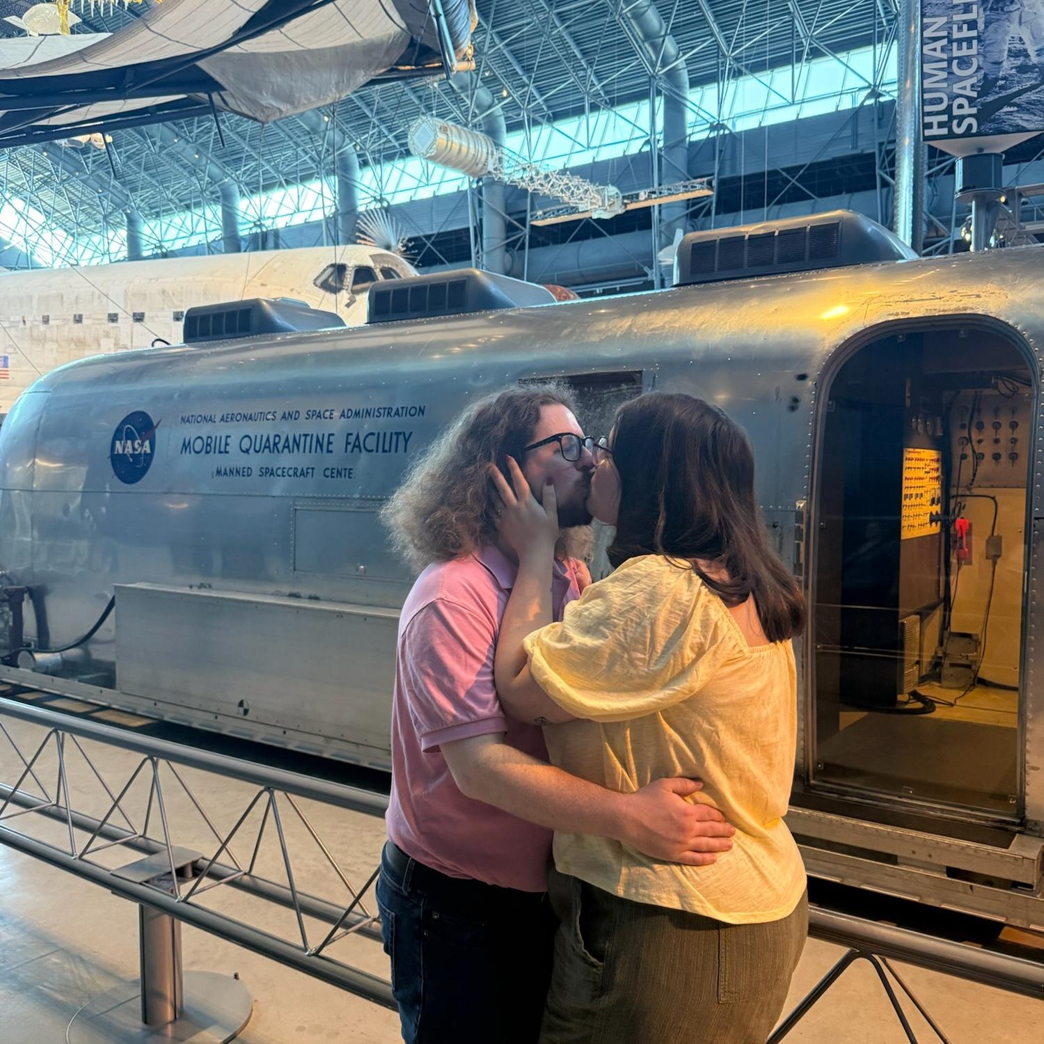 What if we kissed in the mobile quarantine unit used for Apollo 11 astronauts?