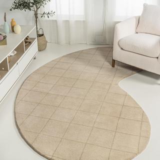 Greene Street Bean Modern Handwoven Area Rug