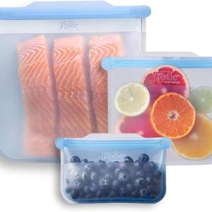 Ziploc Reusable Silicone Bags 3ct