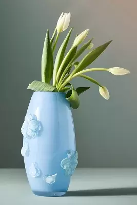 Nora Handmade Floral Glass Vase