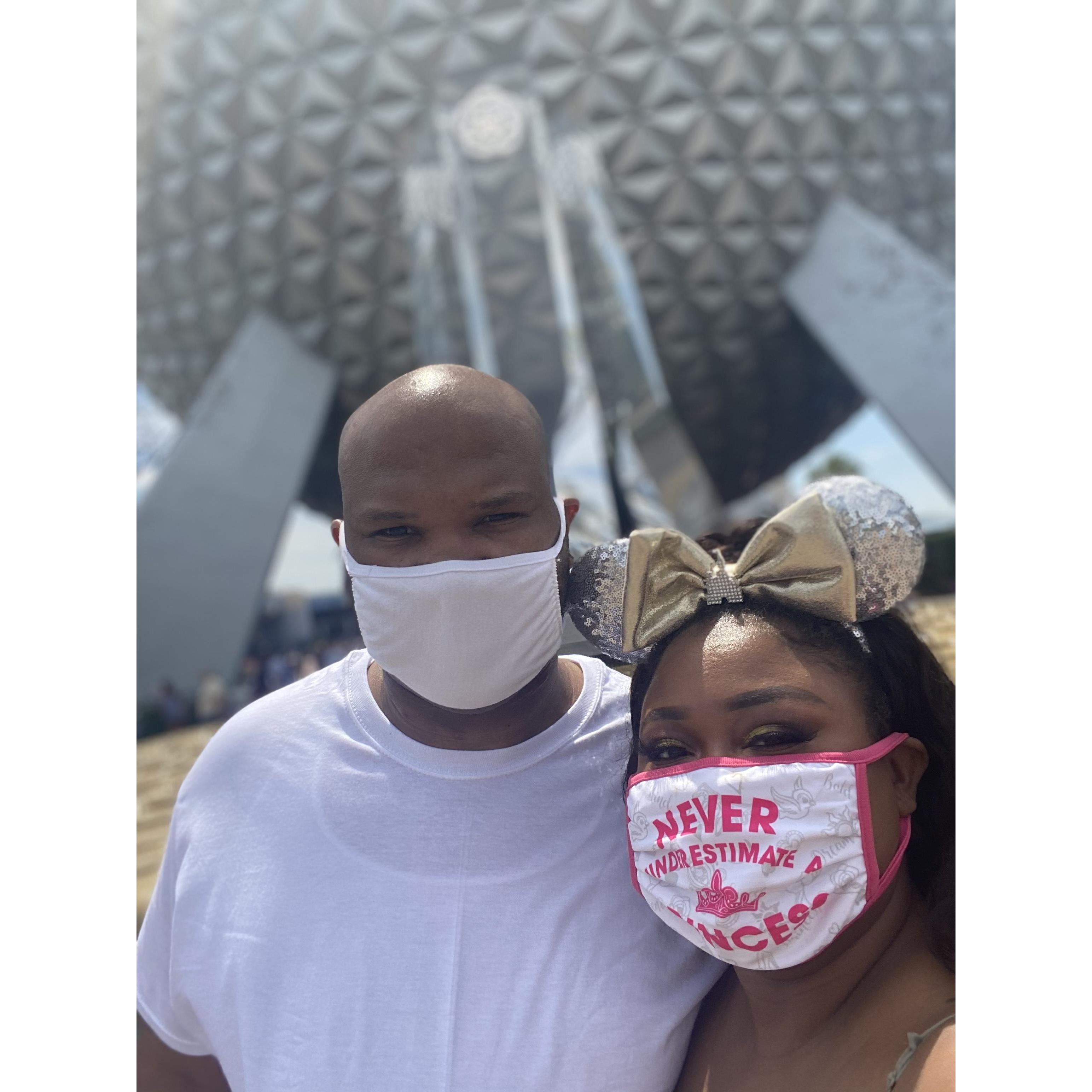 Tonio first Epcot trip