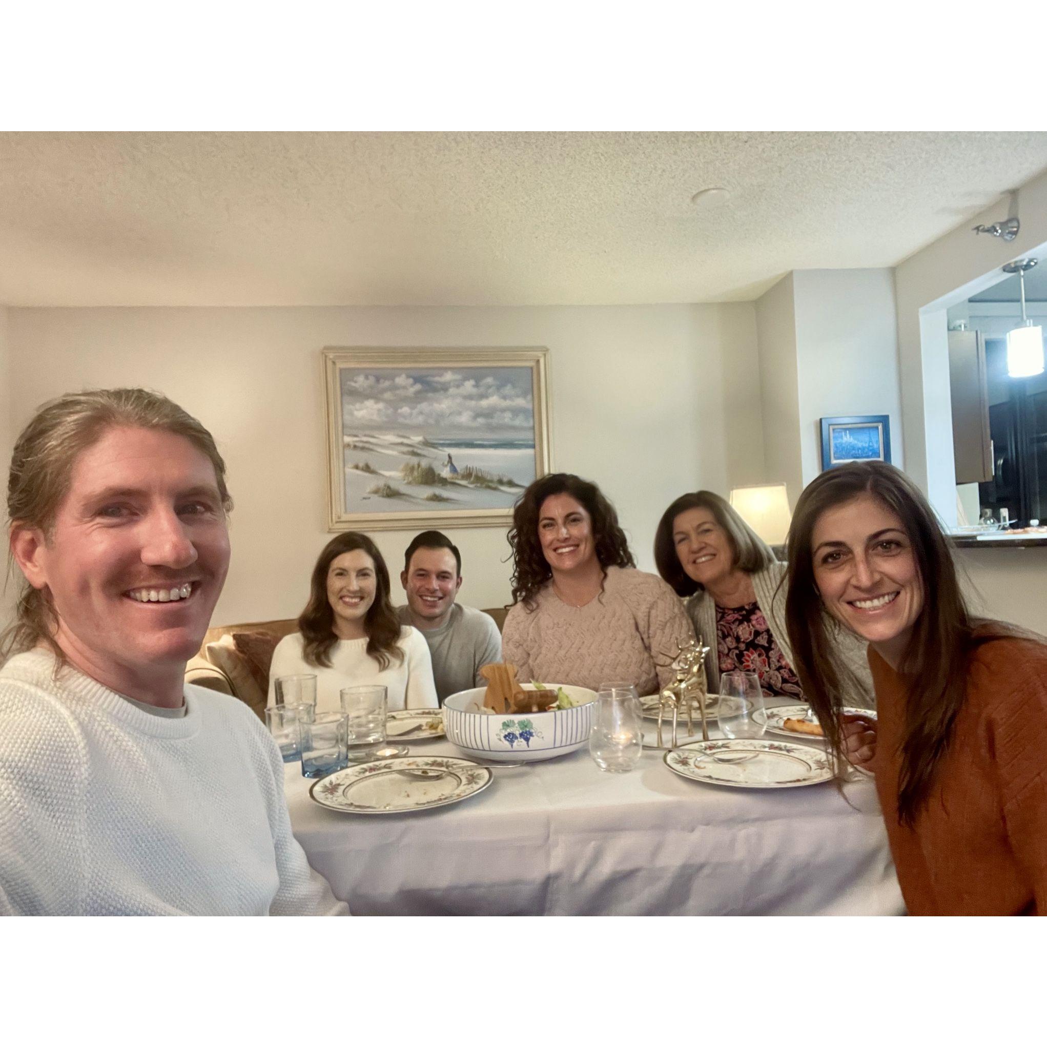 Enjoying Thanksgiving with family!