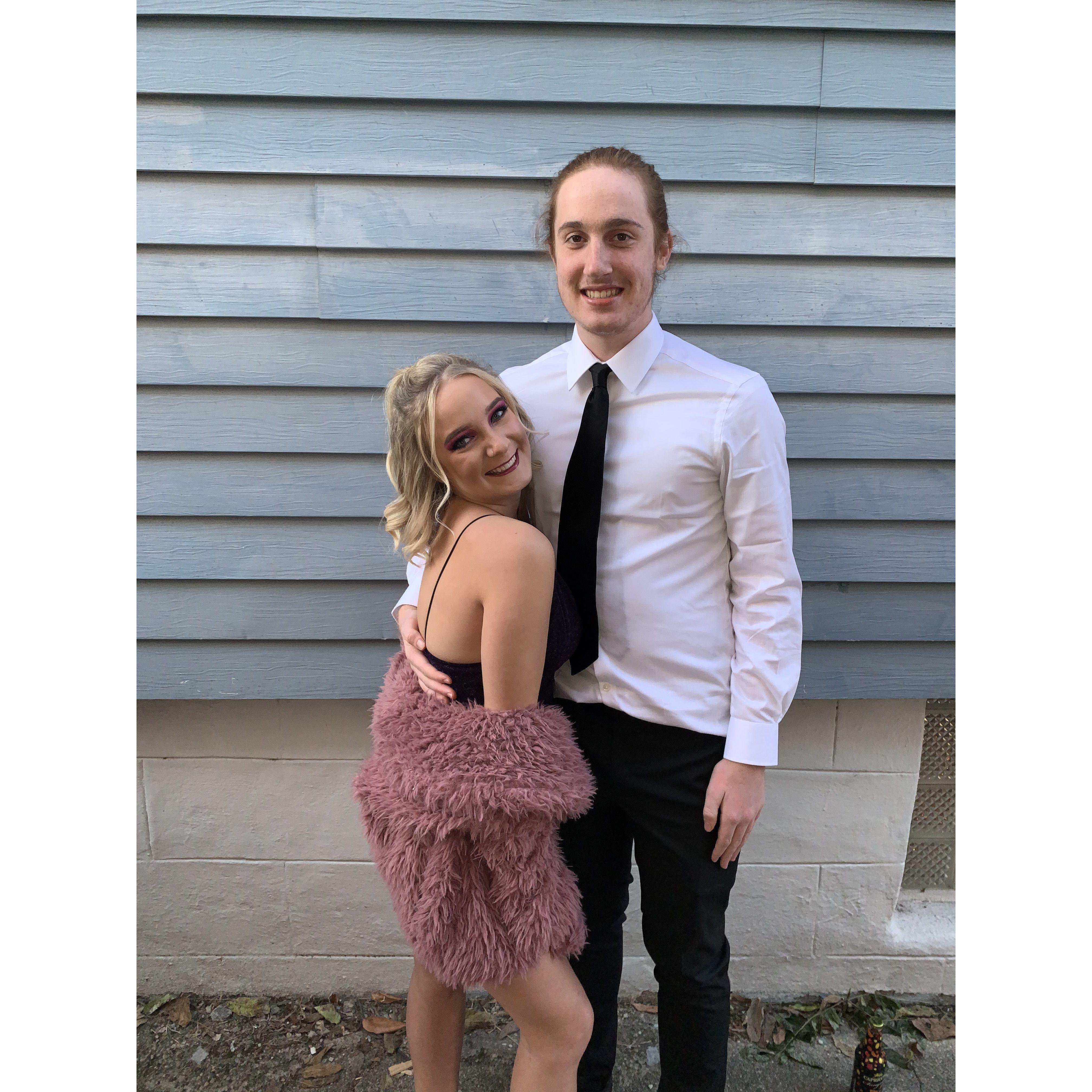 Sophomore semiformal for Sarah's sorority fall 2019