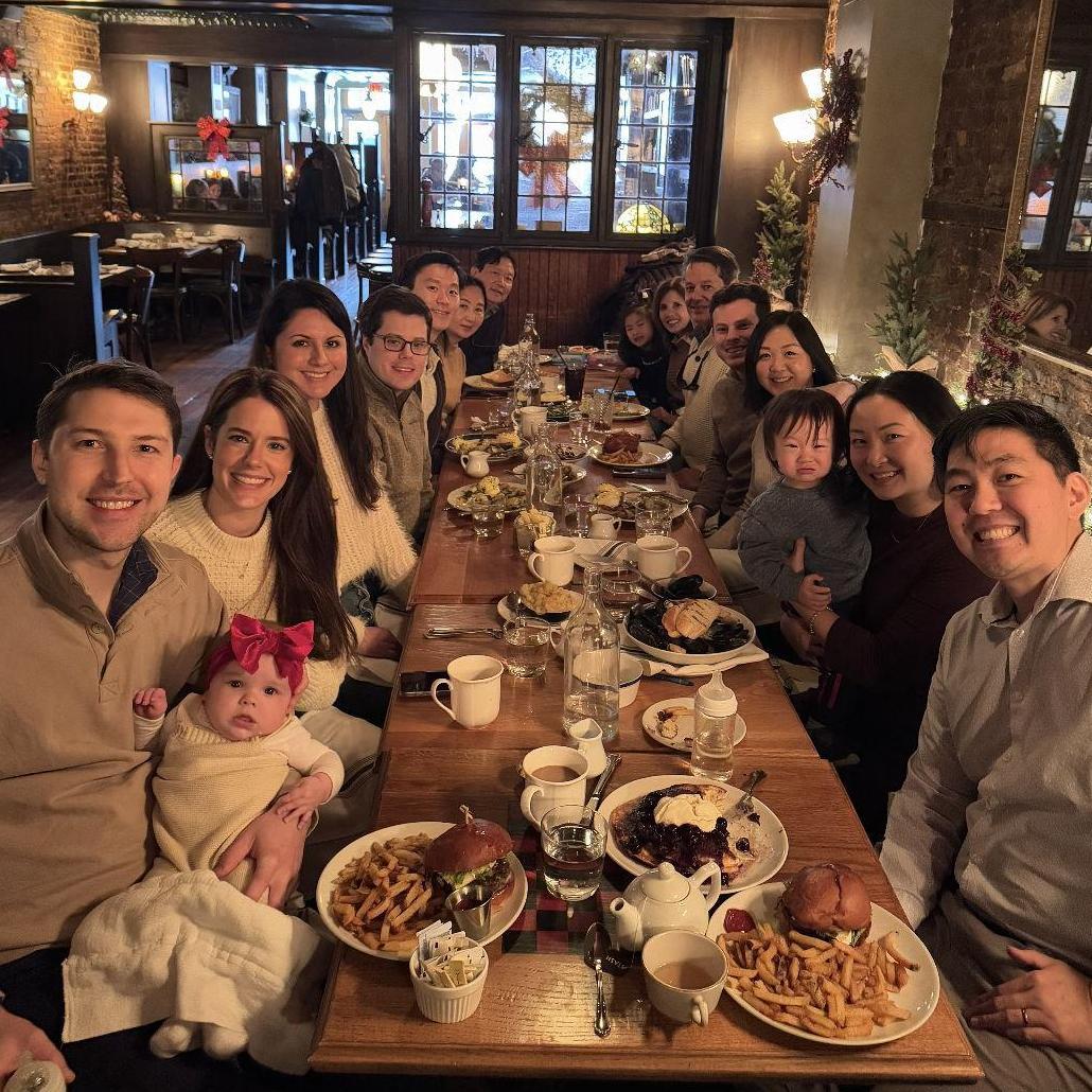 Dec '24 Both sides of our family flew in to surprise us!